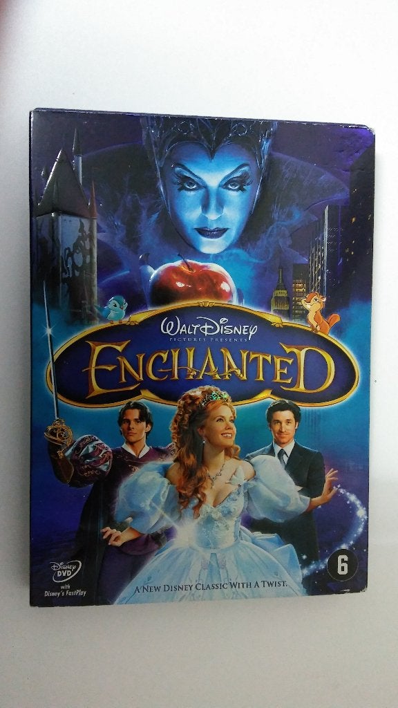 Enchanted Walt Disney pictures dvd film sprookje, Alle leeftijden, Ophalen of Verzenden, Gebruikt, Overige soorten