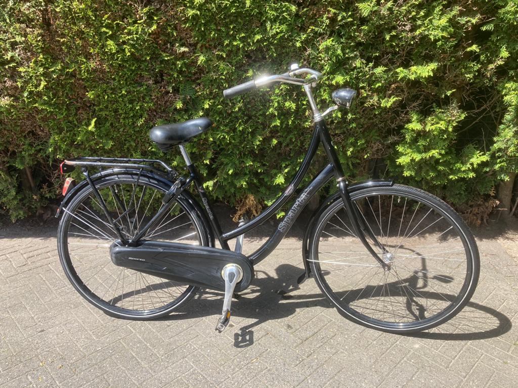 Oma fiets weduwe, 50 tot 53 cm, Ophalen, Gebruikt, Terugtraprem