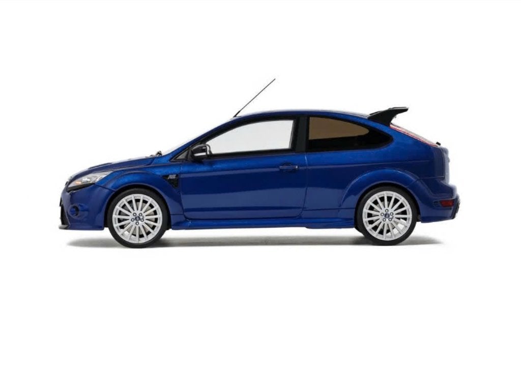 Ford Focus RS MK2 2009 blauw schaal 1/18 OTTO MOBILE OT1067, Hobby en Vrije tijd, Modelauto's | 1:18, Ophalen of Verzenden, Nieuw