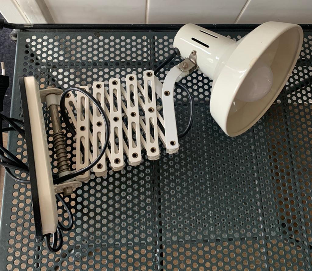 Vintage schaarlamp, -, -, Ophalen of Verzenden, Zo goed als nieuw