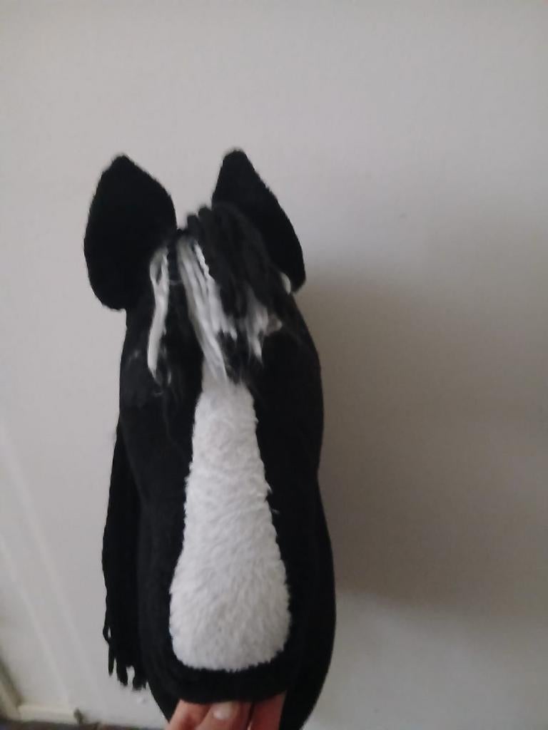 Hobbyhorse zwart met witte bles, Ophalen of Verzenden