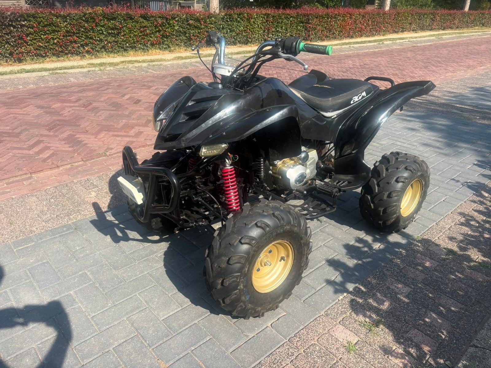 AGM Quad - Zwart,  200cc schakel, Ophalen of Verzenden, Gebruikt, Overige typen
