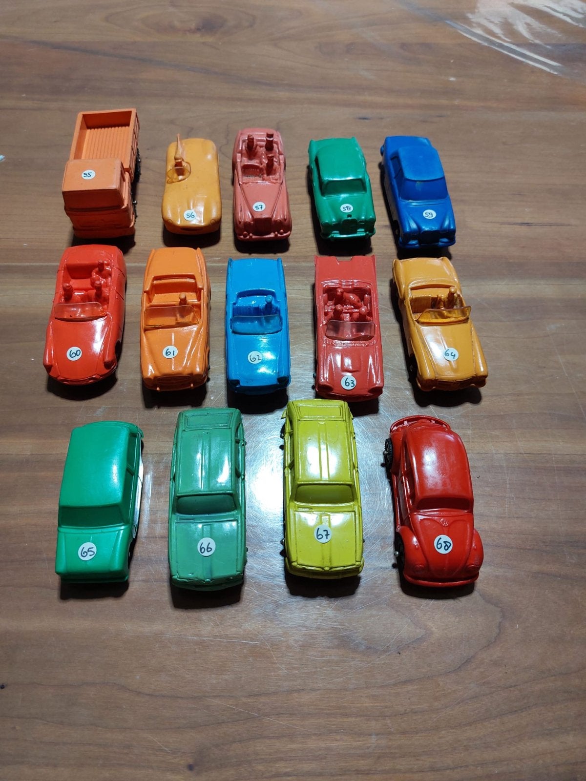 Jaren 60-70 Vintage Speelgoedauto's oa Tomte, Ophalen of Verzenden, Gebruikt