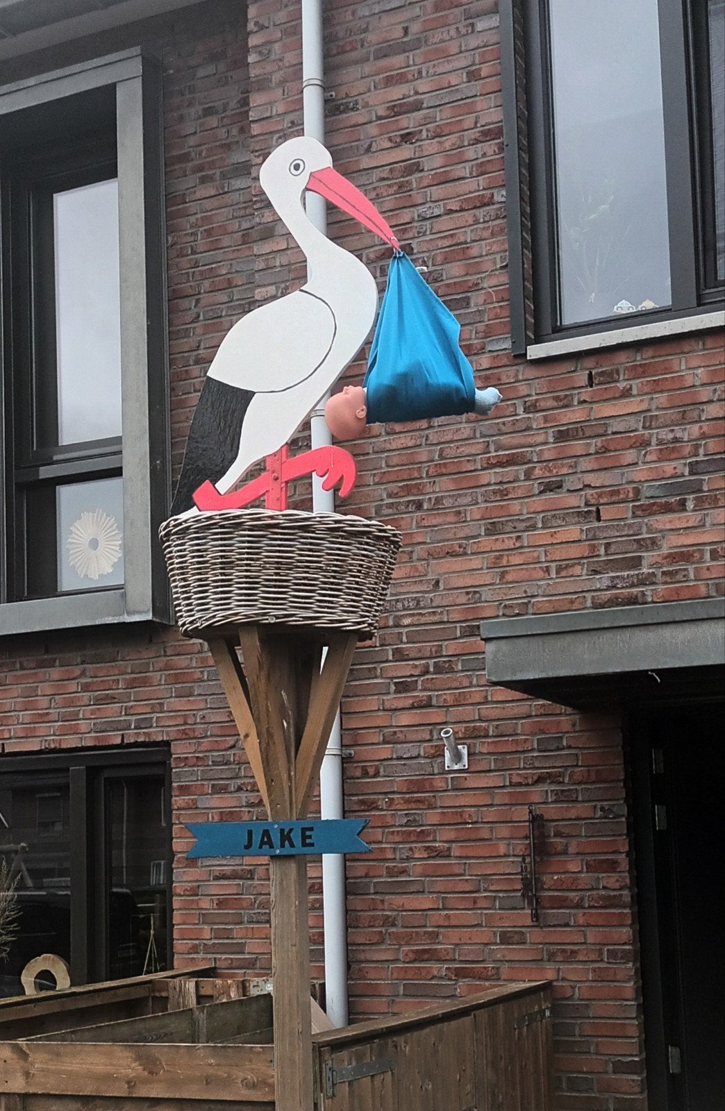 Ooievaar, Ophalen