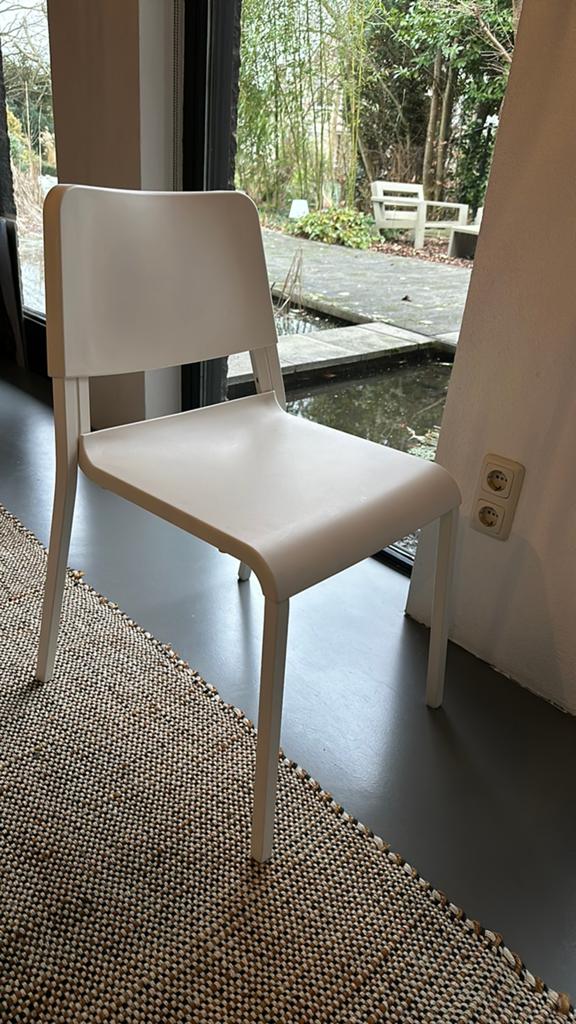 Ikea Teodores melltorp set van 4 stoelen, Huis en Inrichting, Ophalen, Zo goed als nieuw, Wit, Vier