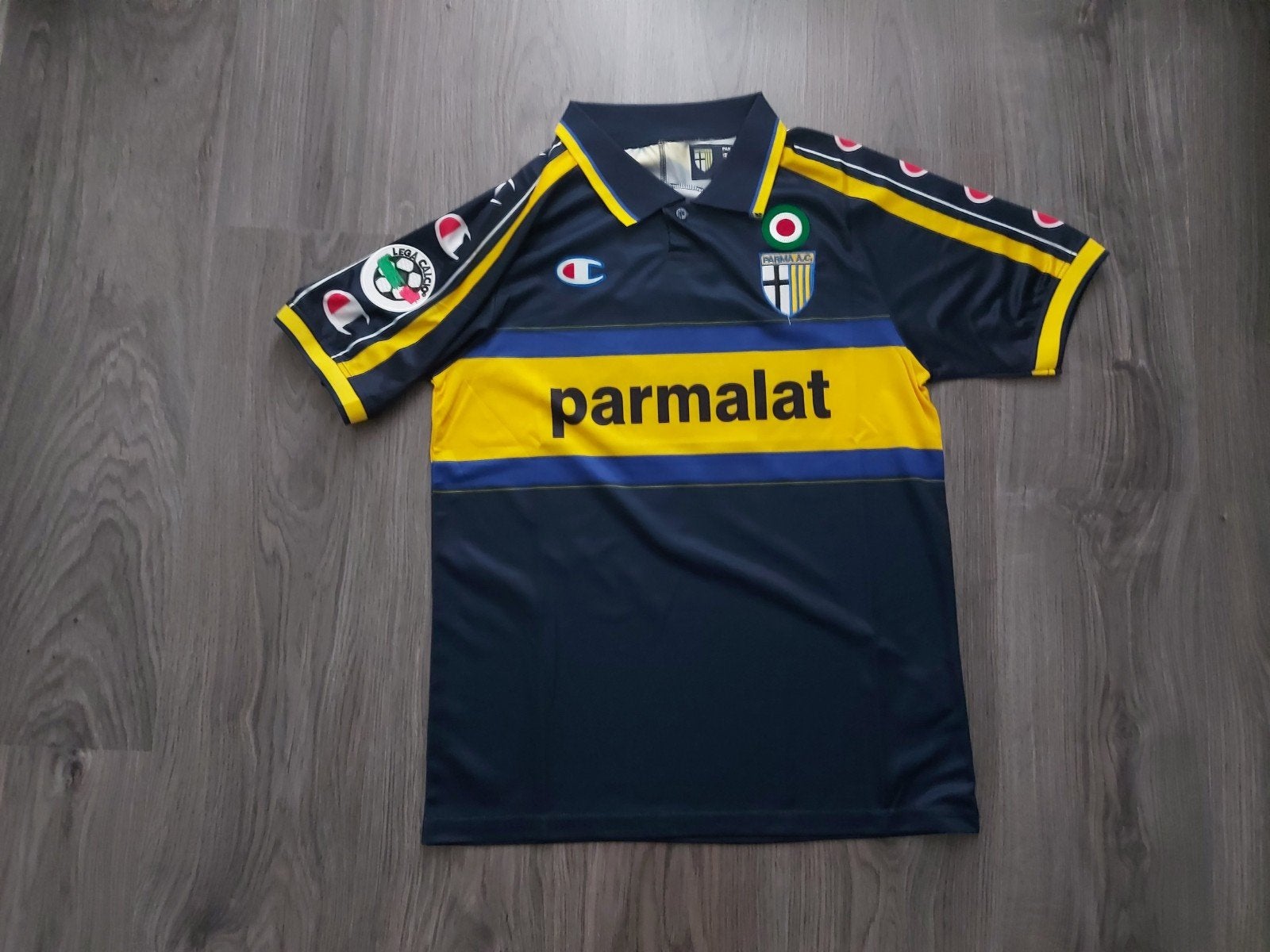 Vintage Parma AC F. Cannavaro Thuisshirt Maat S, Maat S, Ophalen of Verzenden, Zo goed als nieuw, Shirt