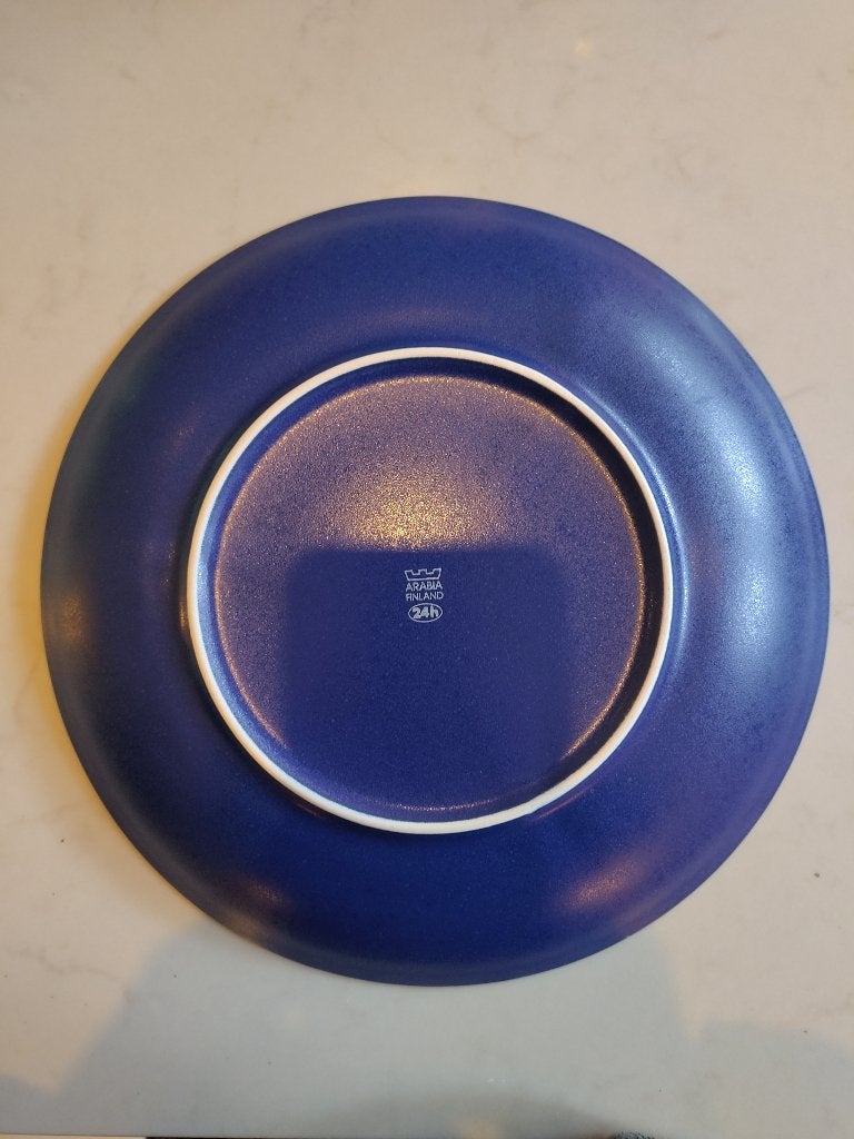 Gezocht: Arabia 24h servies - kobalt blauw, Ophalen of Verzenden, Zo goed als nieuw, Overige stijlen, Kop(pen) en/of Schotel(s)