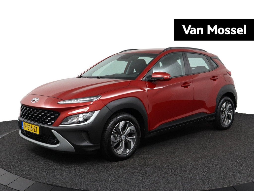 Hyundai Kona 1.6 GDI HEV Comfort Automaat | Apple Carplay/An, Auto's, Hyundai, 12 maanden, Stof, Gebruikt, Euro 6