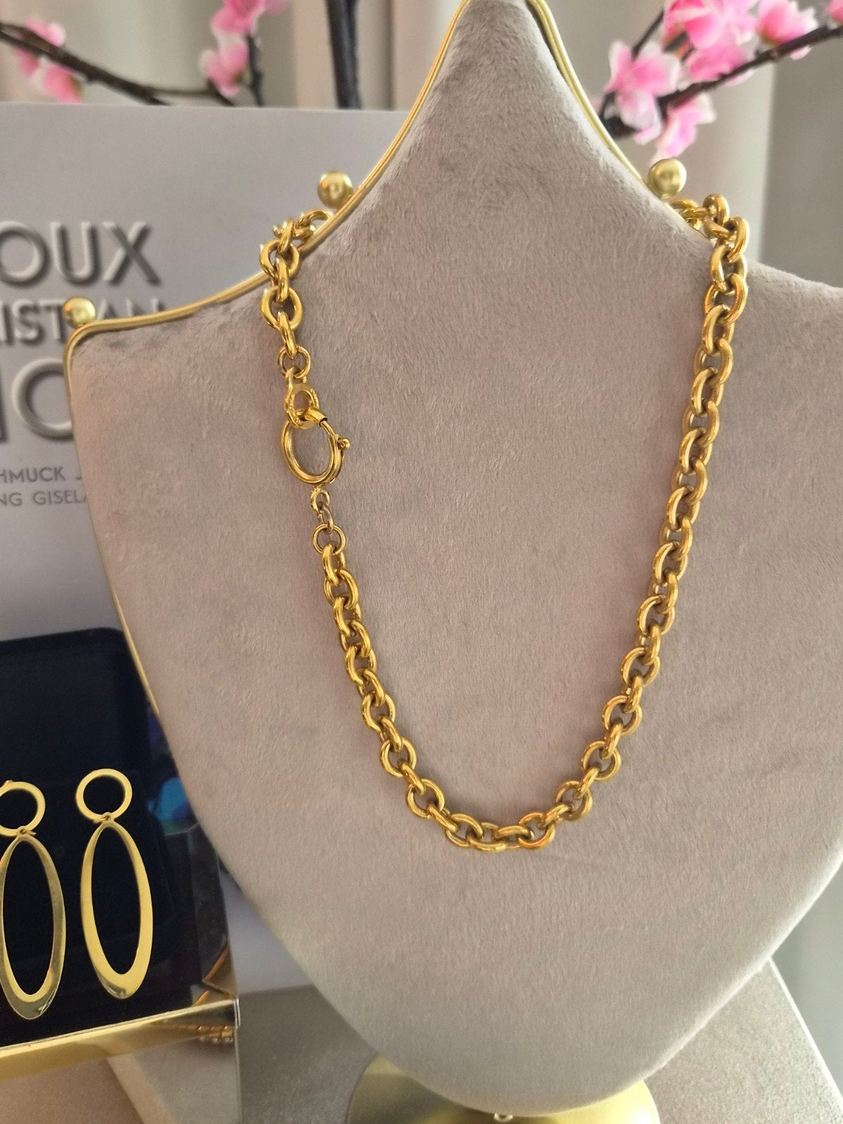 Vintage vergulde ketting van Agatha Paris, 42 cm, Ophalen of Verzenden