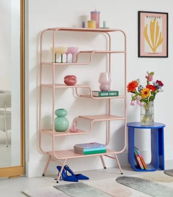 Oud roze vintage look wandrek, Ophalen, Zo goed als nieuw