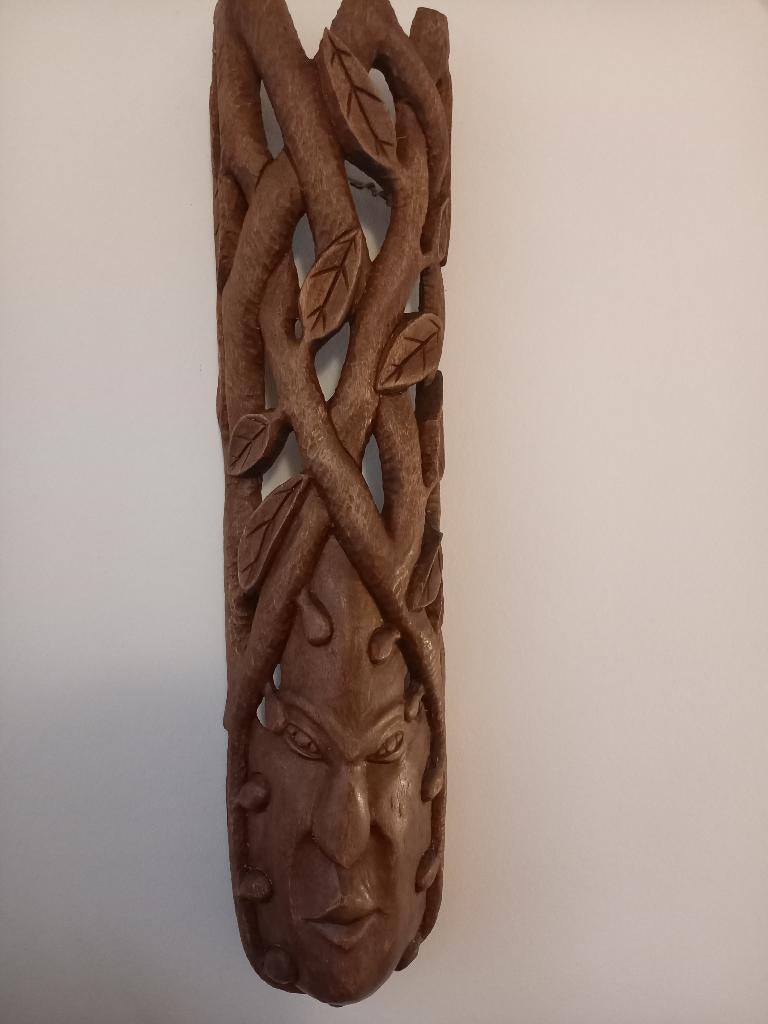 Groot houten masker uit ivoorkust ?, Ophalen of Verzenden