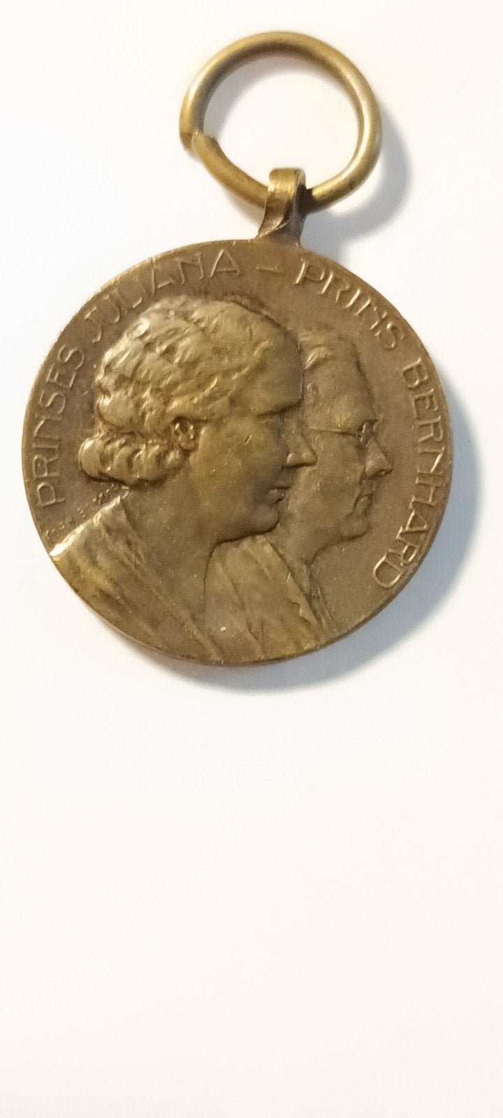 Medaille Prinses Juliana en Prins Bernhard 1937, Postzegels en Munten, Penningen en Medailles, Ophalen of Verzenden, Brons, Nederland