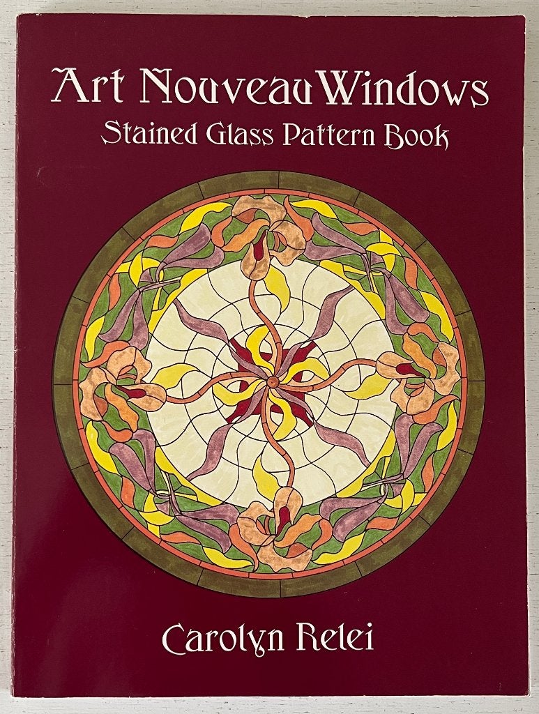 Art Nouveau Windows Stained Glass Pattern Book, Ophalen of Verzenden, Gelezen