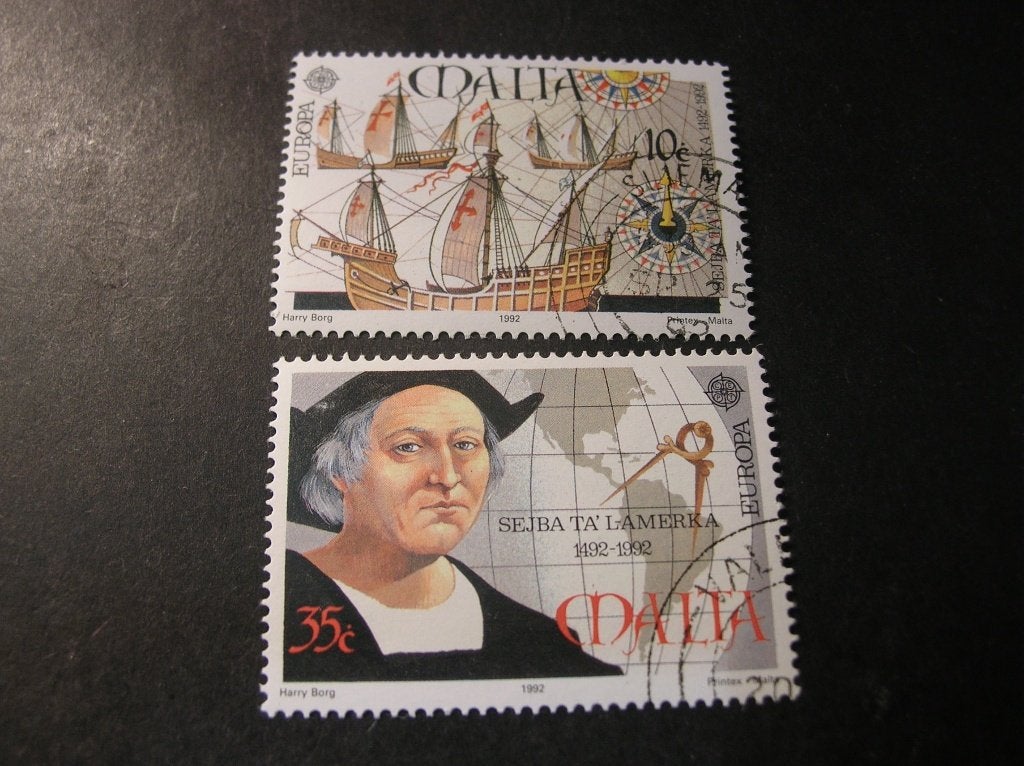 Cept/Verenigd Europa malta 1992 gestempeld, Verzenden, Malta, Gestempeld