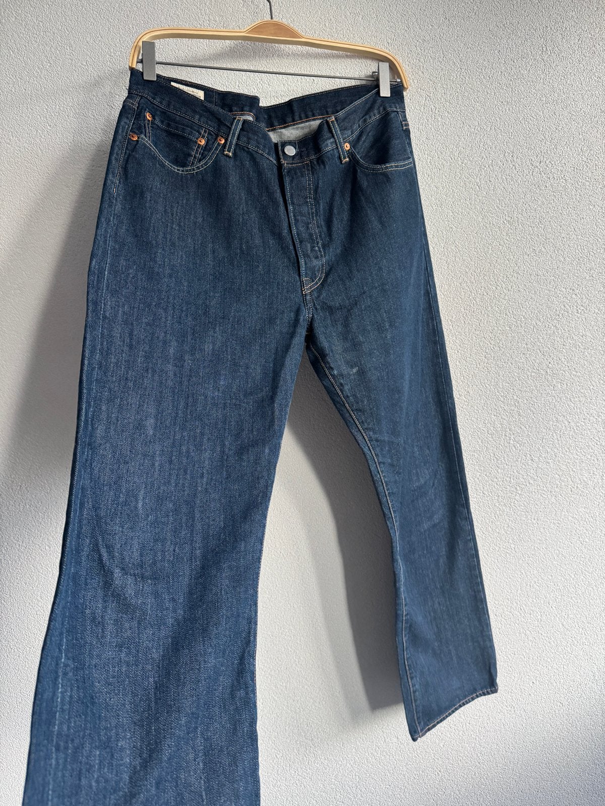 Levi’s 501 donker blauwe denim jeans W36 L32, W36 - W38 (confectie 52/54), Levi's, Blauw, Ophalen of Verzenden