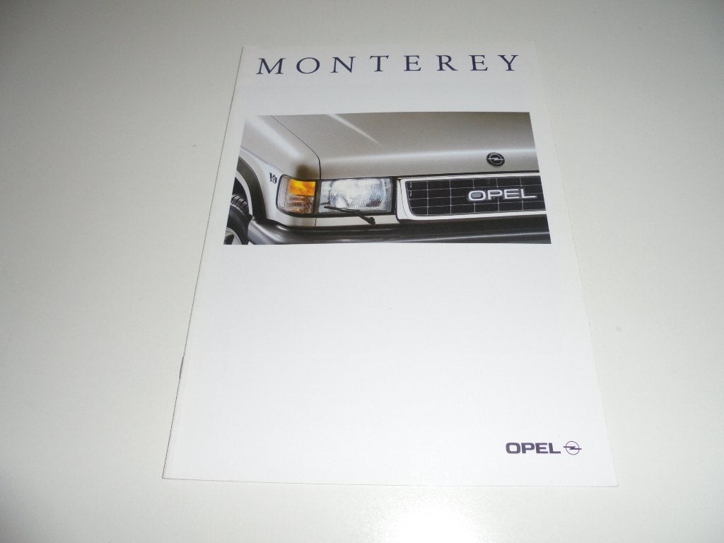 brochure Opel Monterey  1995, Ophalen of Verzenden, Nieuw, Opel