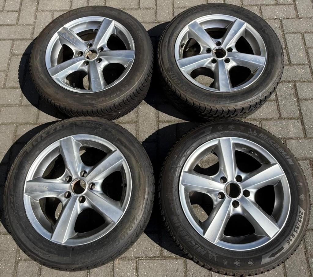 Mazda Dezent wielen Michelin winterbanden, Auto-onderdelen, Banden en Velgen, Ophalen, Gebruikt, 16 inch, Banden en Velgen