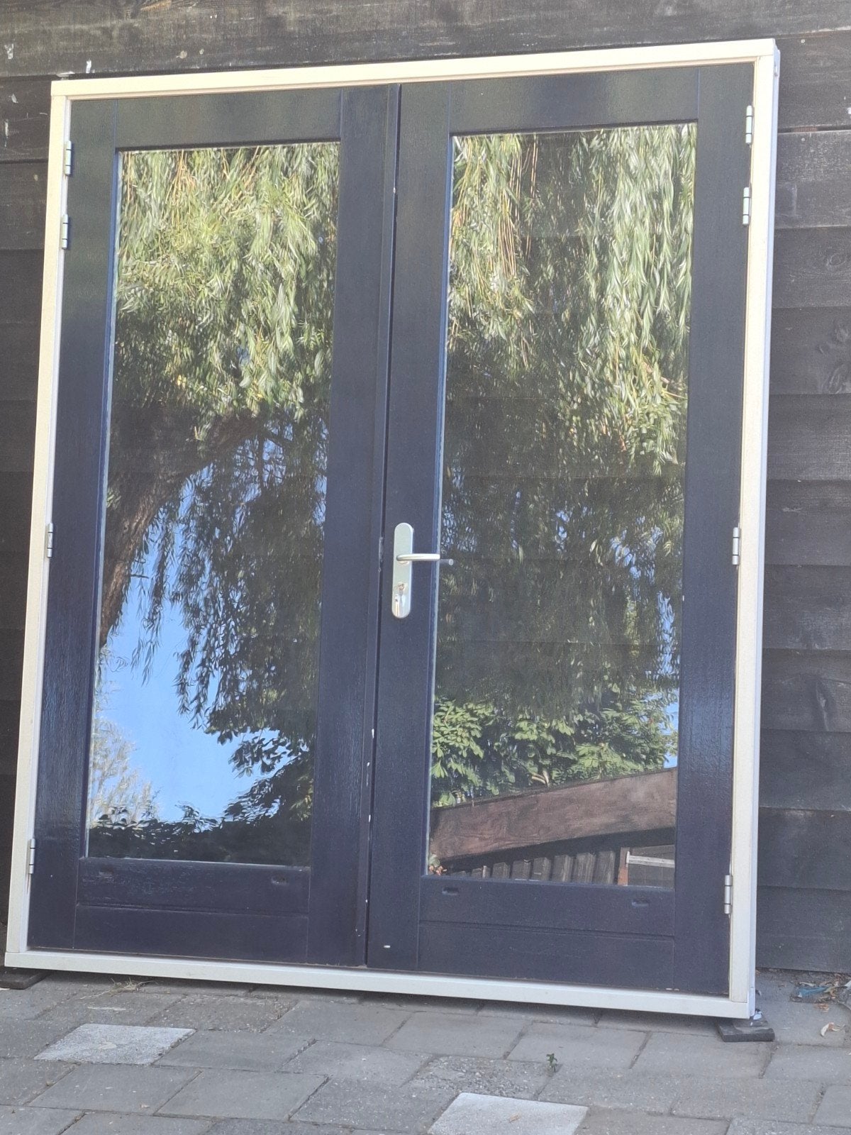 openslaande deuren. tuindeuren. terras deuren. pui, Ophalen, Deurkozijn, 225 cm of meer, Zo goed als nieuw