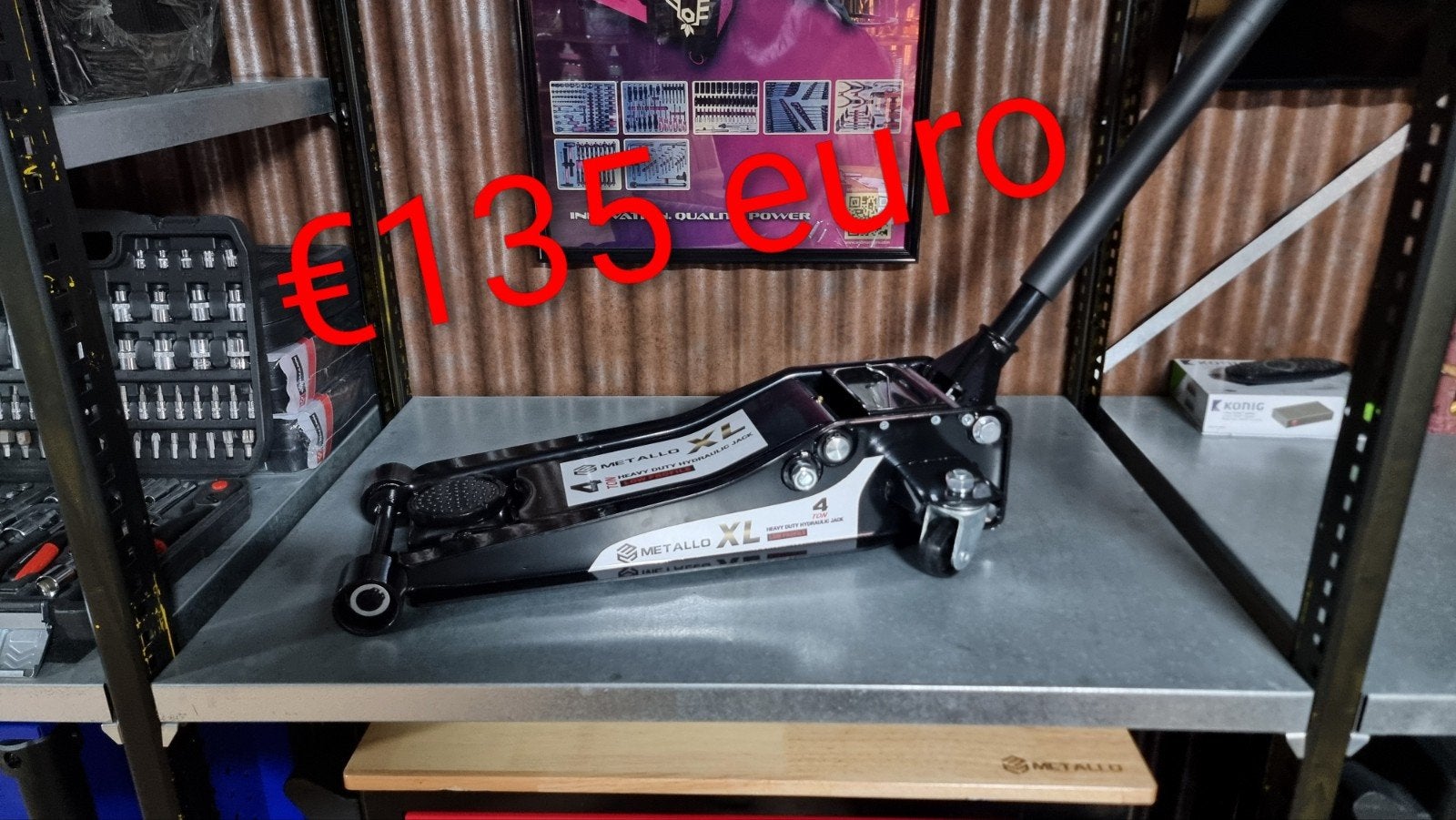 garage krik 4 ton metallo, Auto diversen, Ophalen, Nieuw
