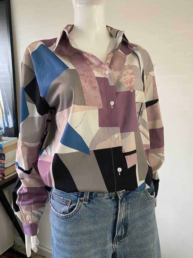 Guts & Gusto Blouse (M), Ophalen of Verzenden, Zo goed als nieuw, Maat 38/40 (M), Grijs
