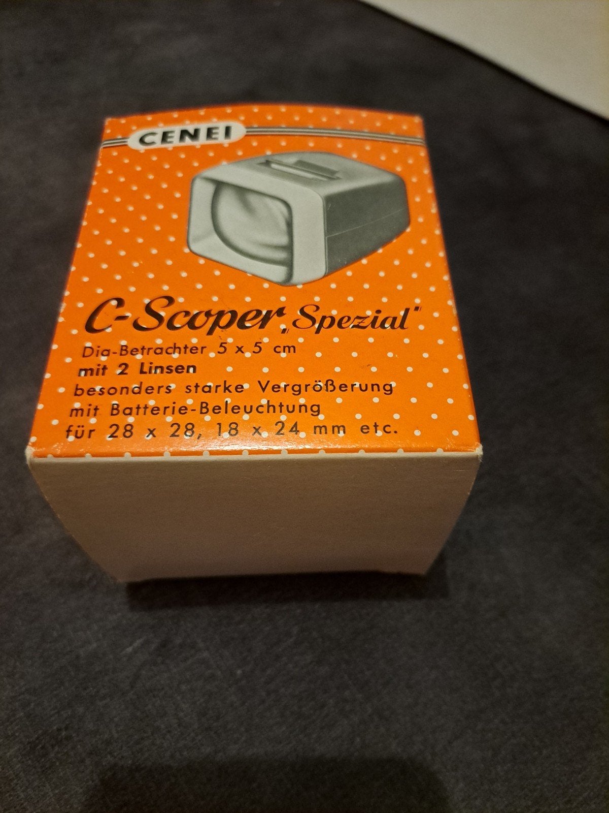 CENEI C-Scoper Spezial Dia-betrachter met 2 lenzen, Ophalen of Verzenden, Zo goed als nieuw, Met scherm