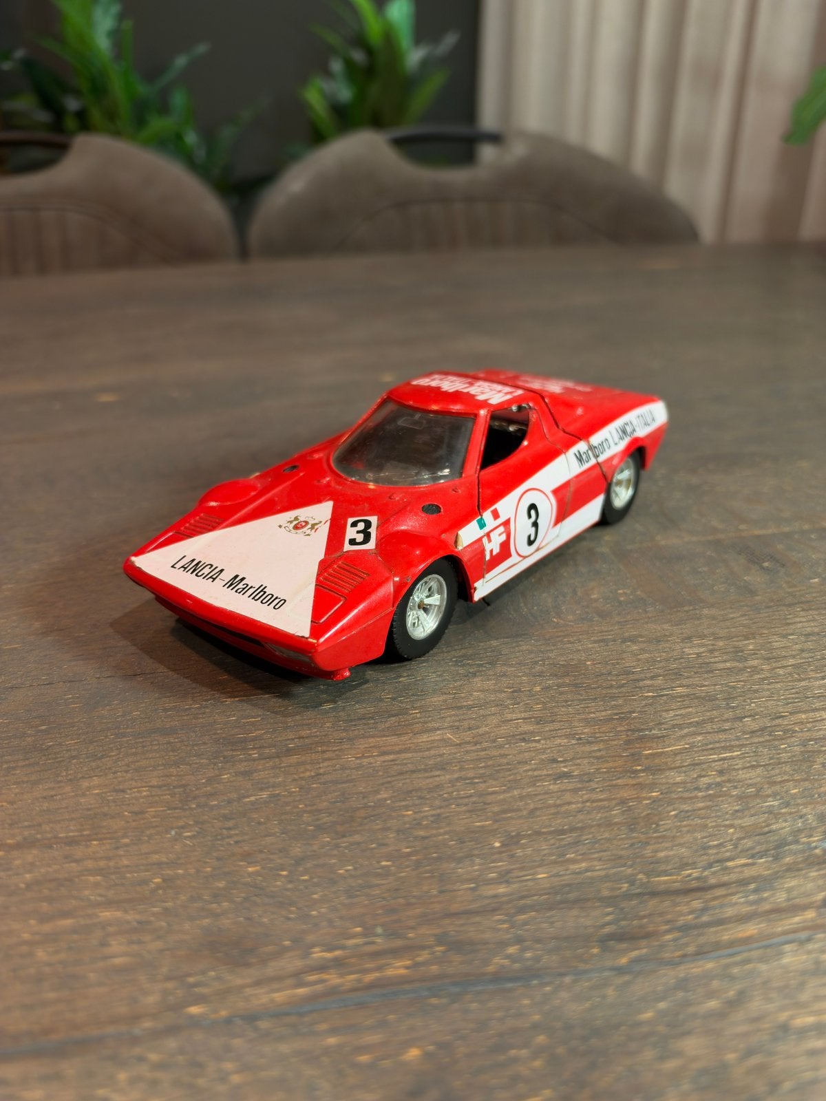 Lancia Stratos Marlboro – Vintage Modelauto Racewagen, Ophalen of Verzenden, Gebruikt, Auto