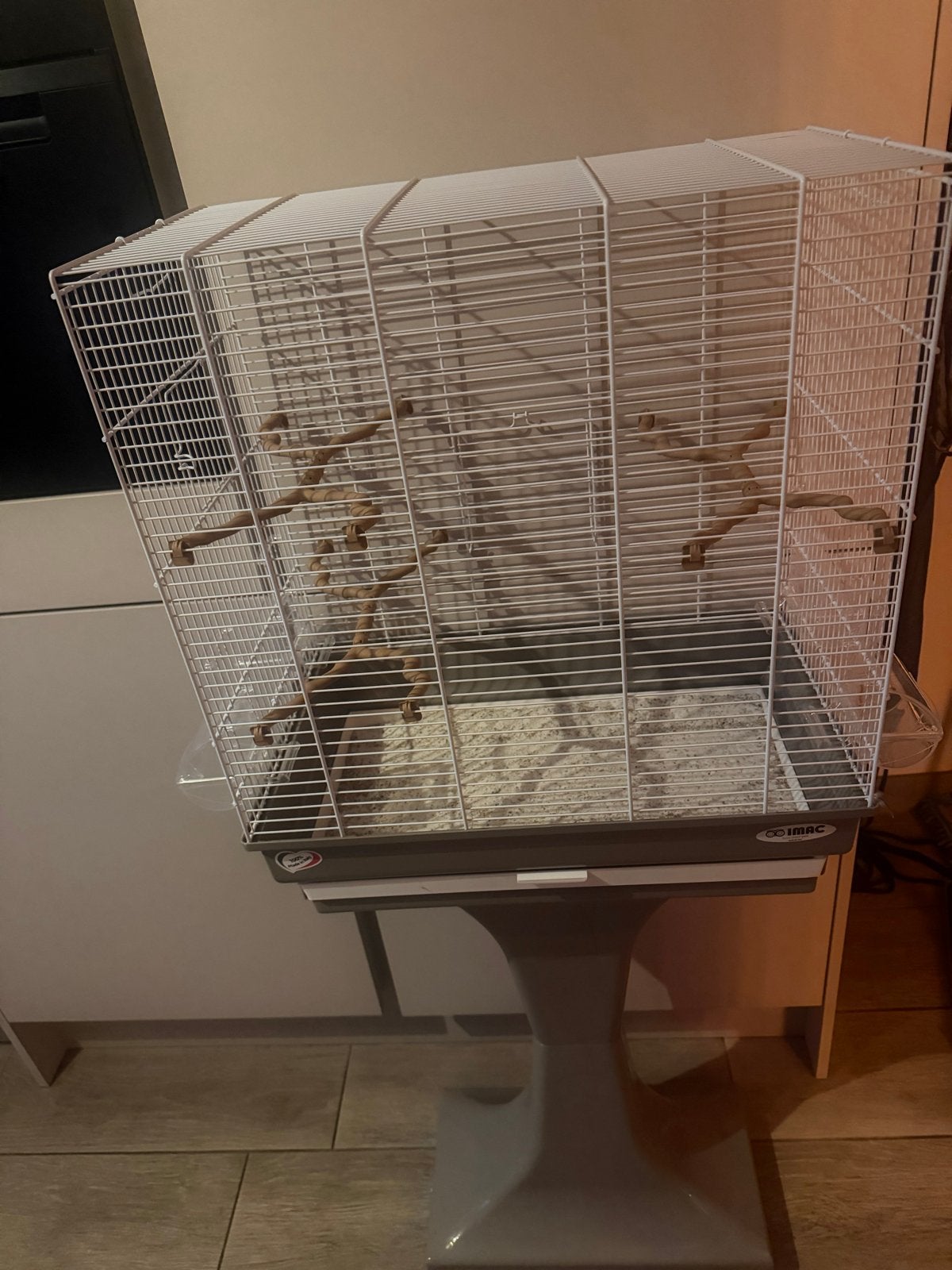 Vogelkooi 1 maand oud, Ophalen, Zo goed als nieuw, Overige materialen, Vogelkooi