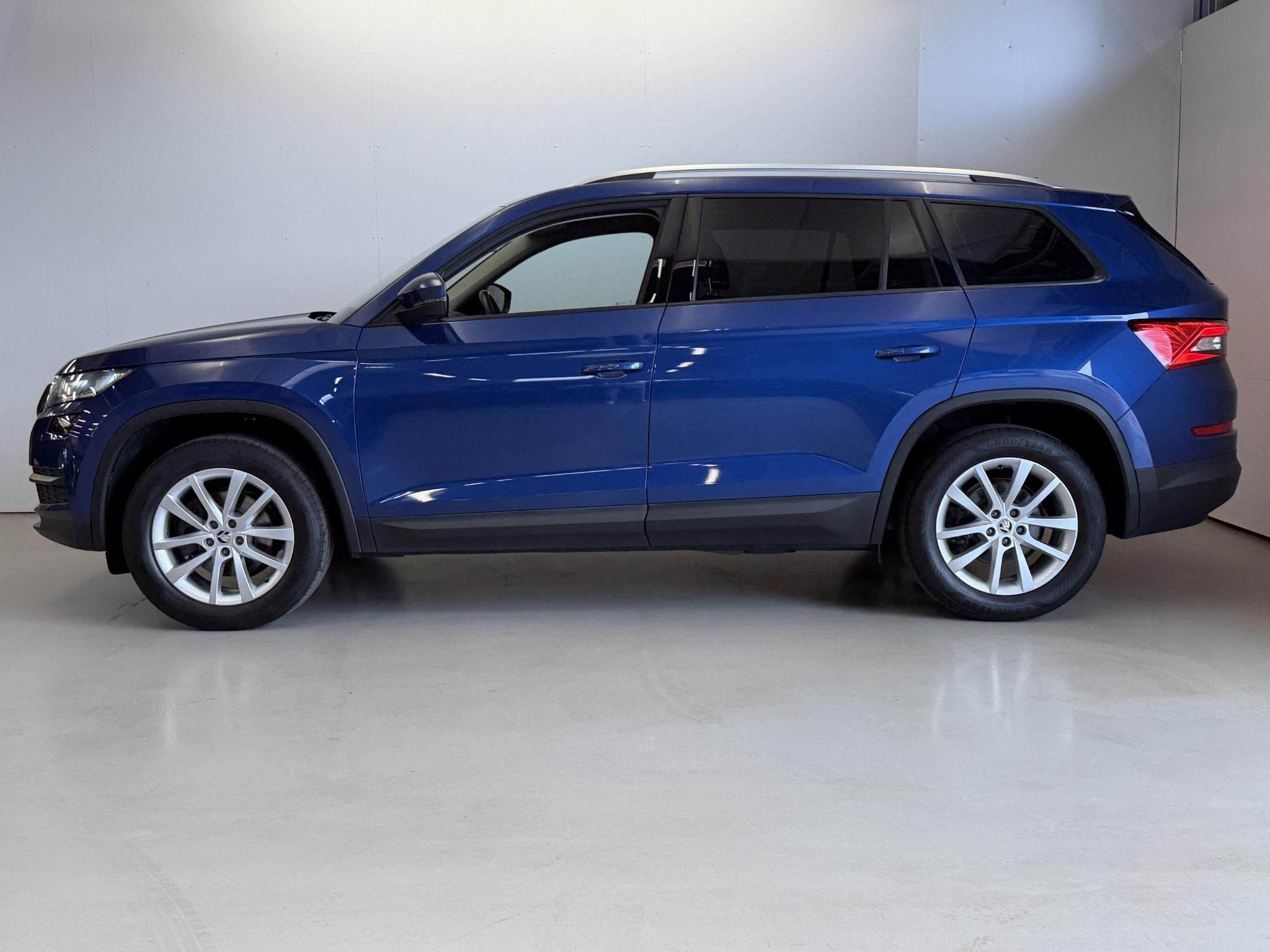 Skoda Kodiaq 1.5 TSI Business Edition 7p. | Keyless | Trekha, 12 maanden, 1525 kg, 4 cilinders, Blauw