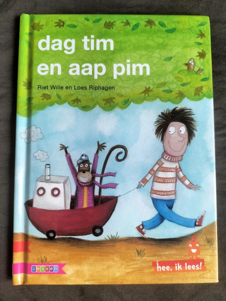 Riet Wille - hee, ik lees! - dag tim en aap pim / avi Start, Boeken, Ophalen of Verzenden, Zo goed als nieuw, Riet Wille, Fictie algemeen