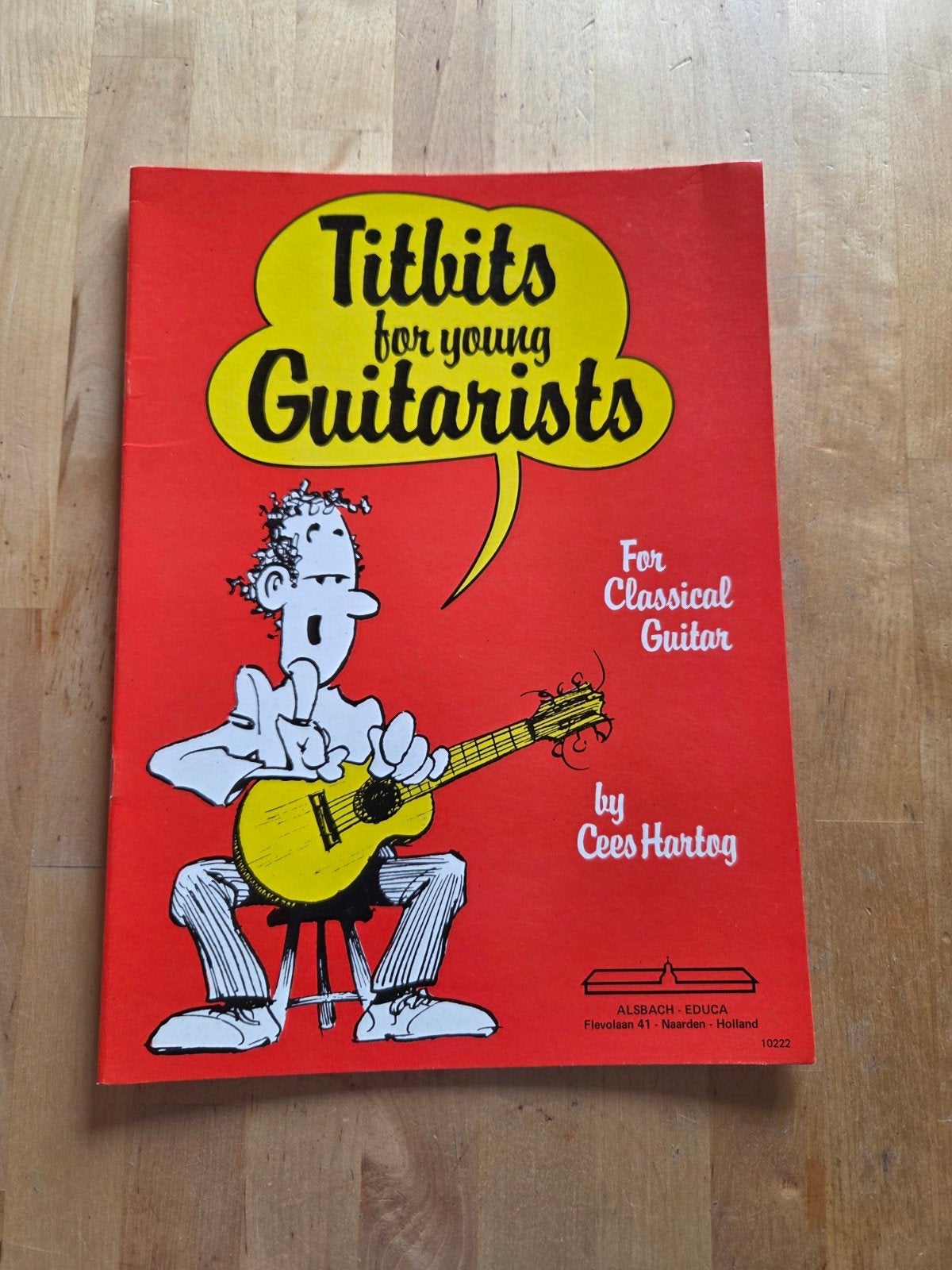 Gitaarboek 'Titbits for young Guitarists' - Cees Hartog, Gitaar, Verzenden, Klassiek, Les of Cursus