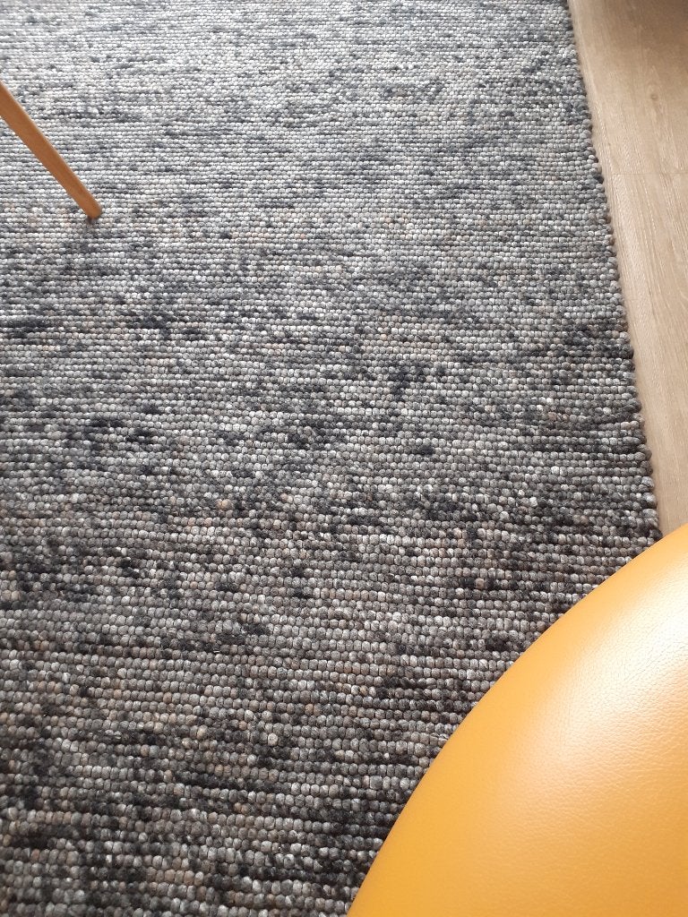 Vloerkleed grijs/zwart/een beetje bruin 300x200cm, Zwart, Ophalen of Verzenden, Rechthoekig, Nieuw