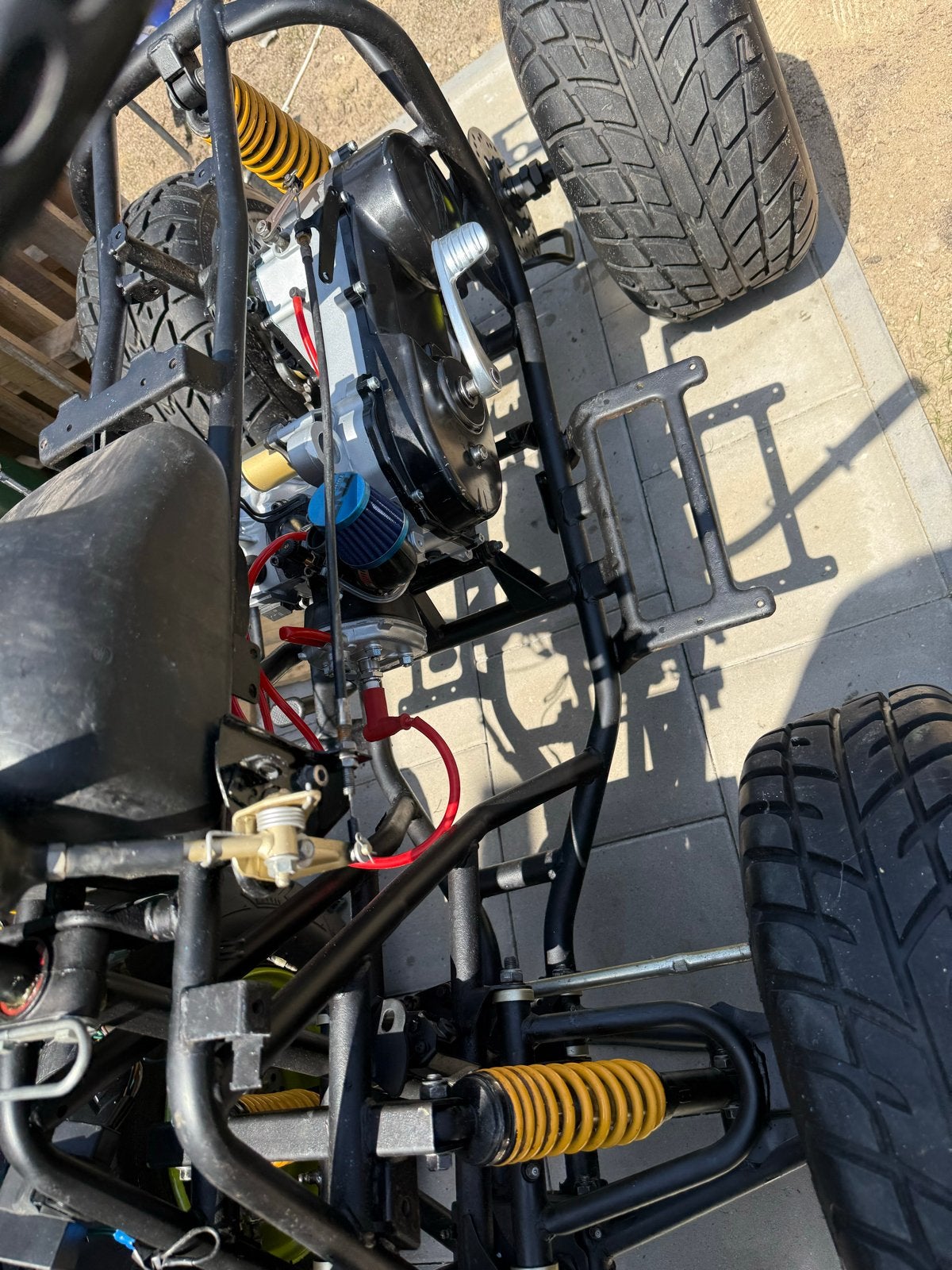 Brom kenteken 50cc quad SMC met achteruit Minarelli, Ophalen, Gebruikt, Benzine, 50 cc