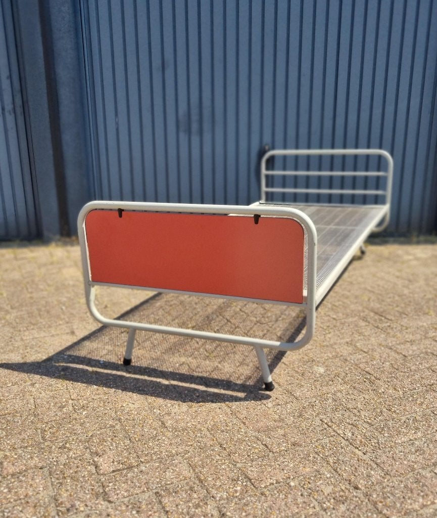 vintage bed  Auping / Rietveld, Ophalen, Gebruikt, Eenpersoons, 190 cm of minder