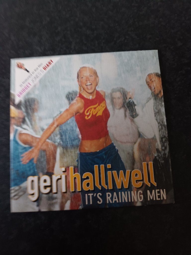 z.g.a.n single Geri Halliwell - it's raining men, Ophalen of Verzenden, Zo goed als nieuw, Pop