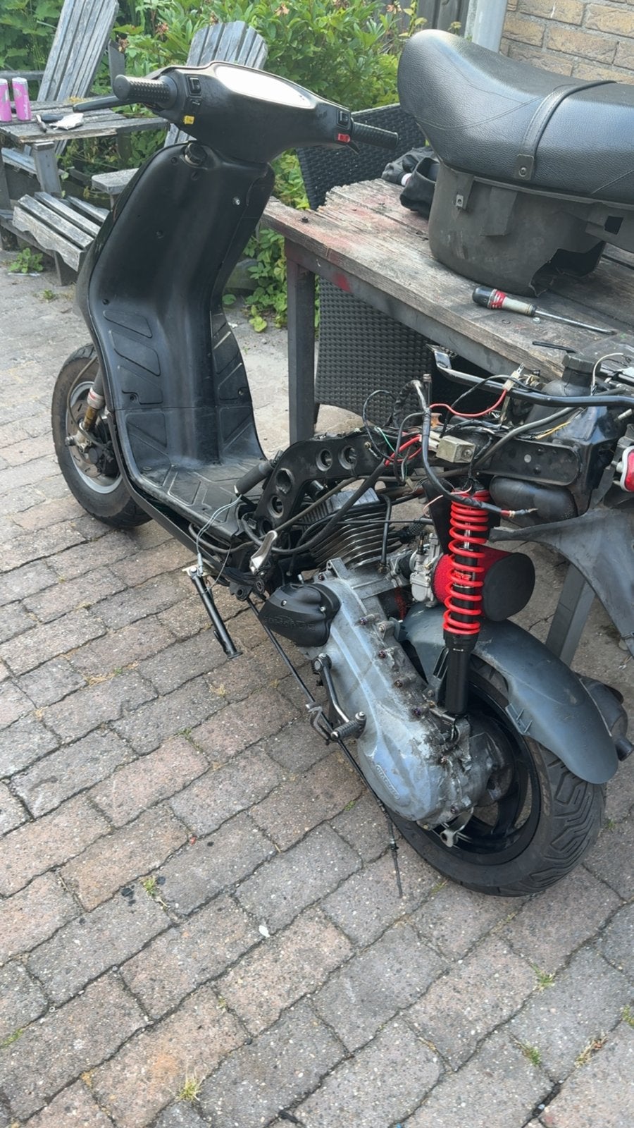 Scooterblok met frame en kappen - compleet project, Ophalen, Zo goed als nieuw, Blok