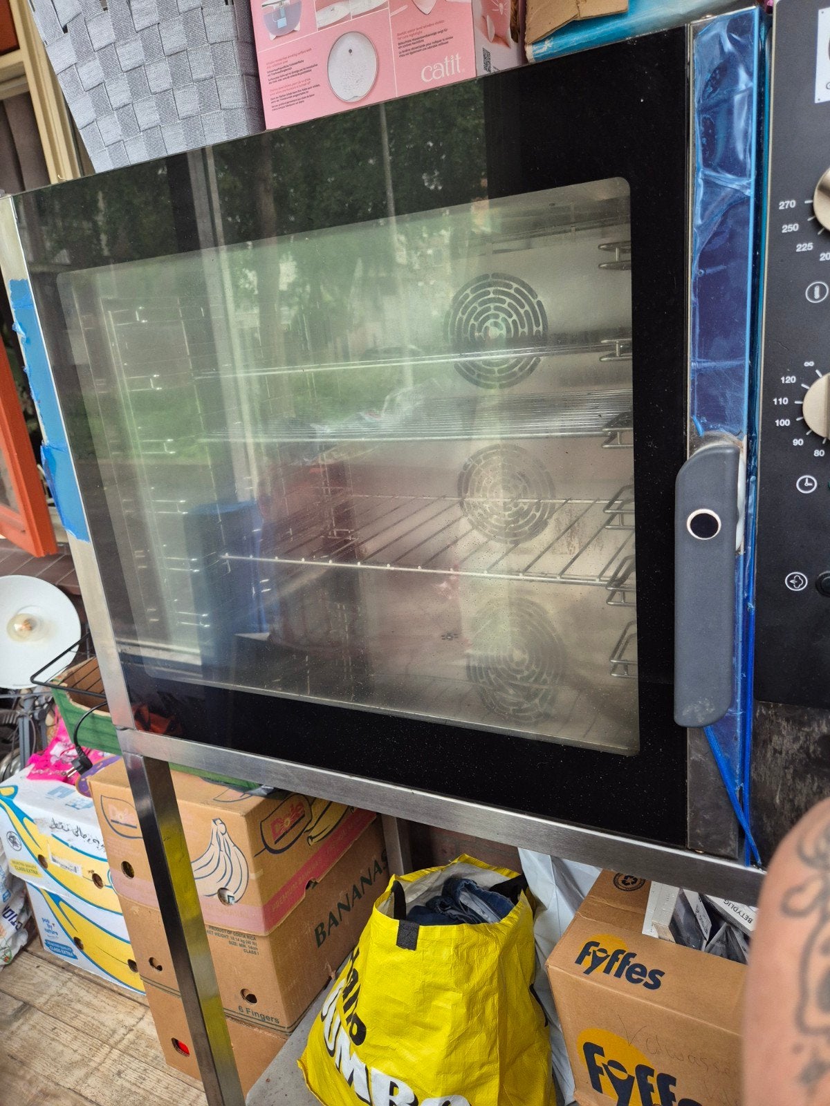 hete lucht oven, Witgoed en Apparatuur, Ophalen, Zo goed als nieuw, Hete lucht, 60 cm of meer
