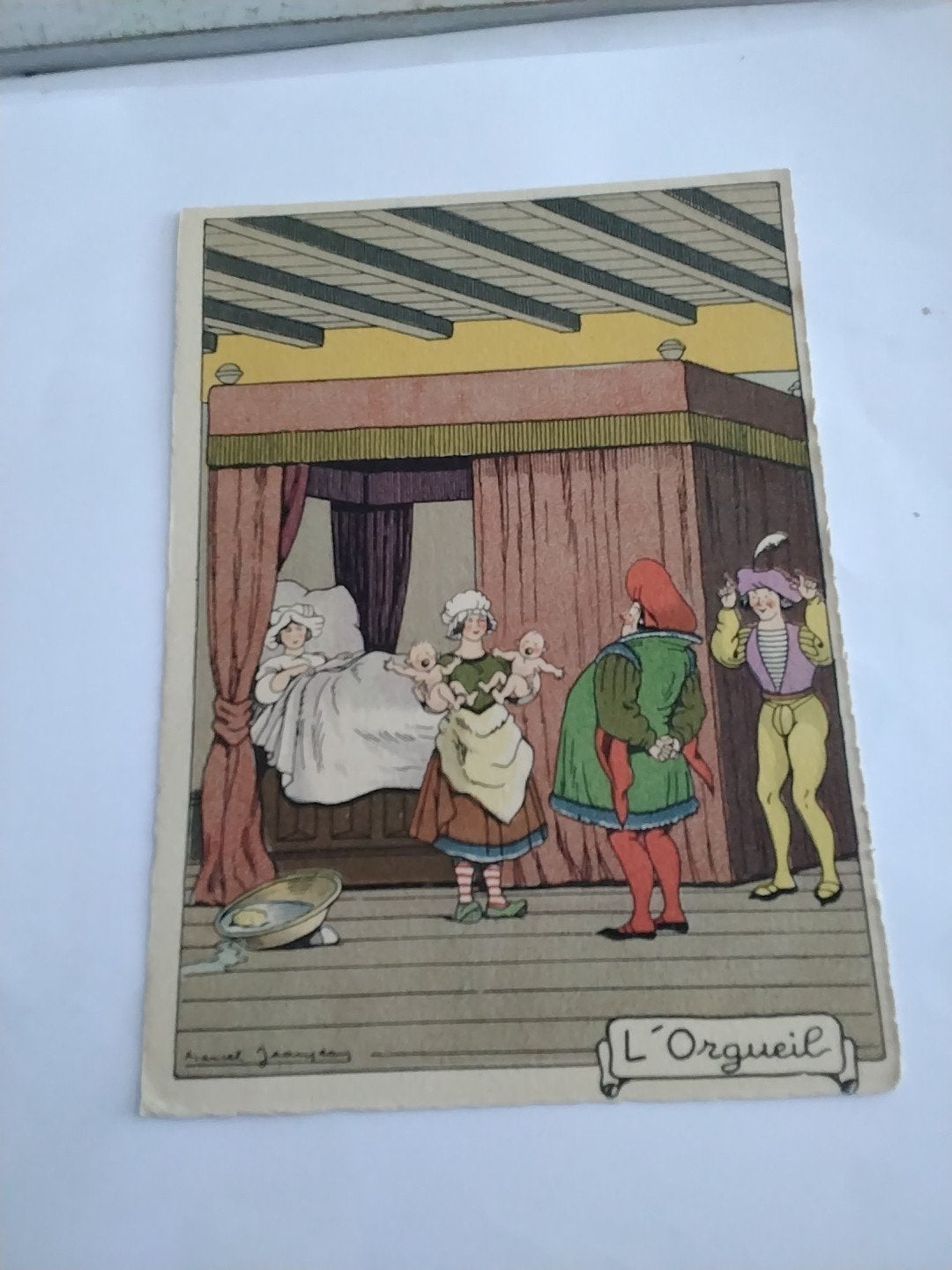 Franse Ansichtkaart - L'Orgueil (Hoogmoed) Marcel Jean Jean, Ophalen of Verzenden, Voor 1920, Gelopen, Overige thema's