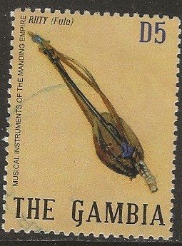 Gambia 4, instrument, Verzenden, Overige landen, Gestempeld