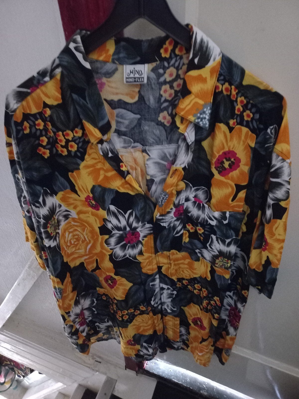 mooi zomer bloem figuur heren overhemd nw maat m, Ophalen of Verzenden, Nieuw