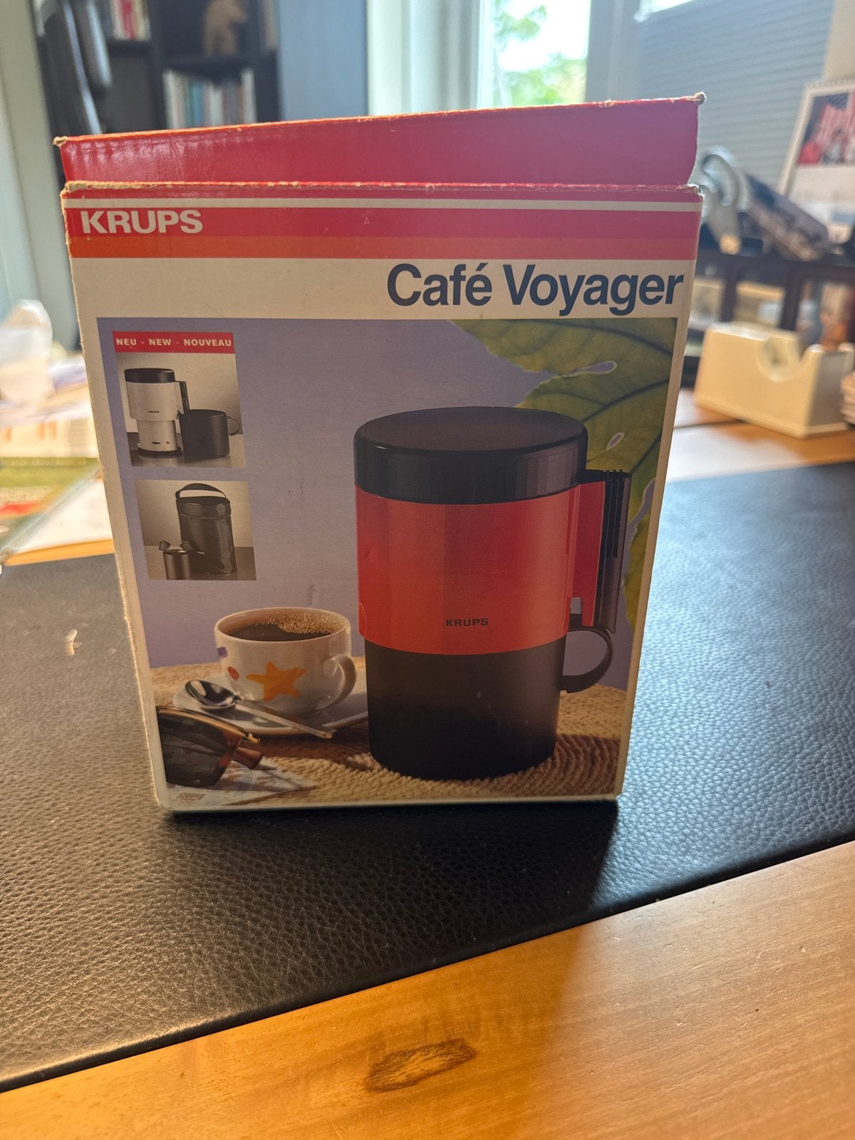 Krups Café Voyager Koffiezetapparaat - Draagbaar en Compact, Koffiemachine, Gemalen koffie, Ophalen of Verzenden, Zo goed als nieuw