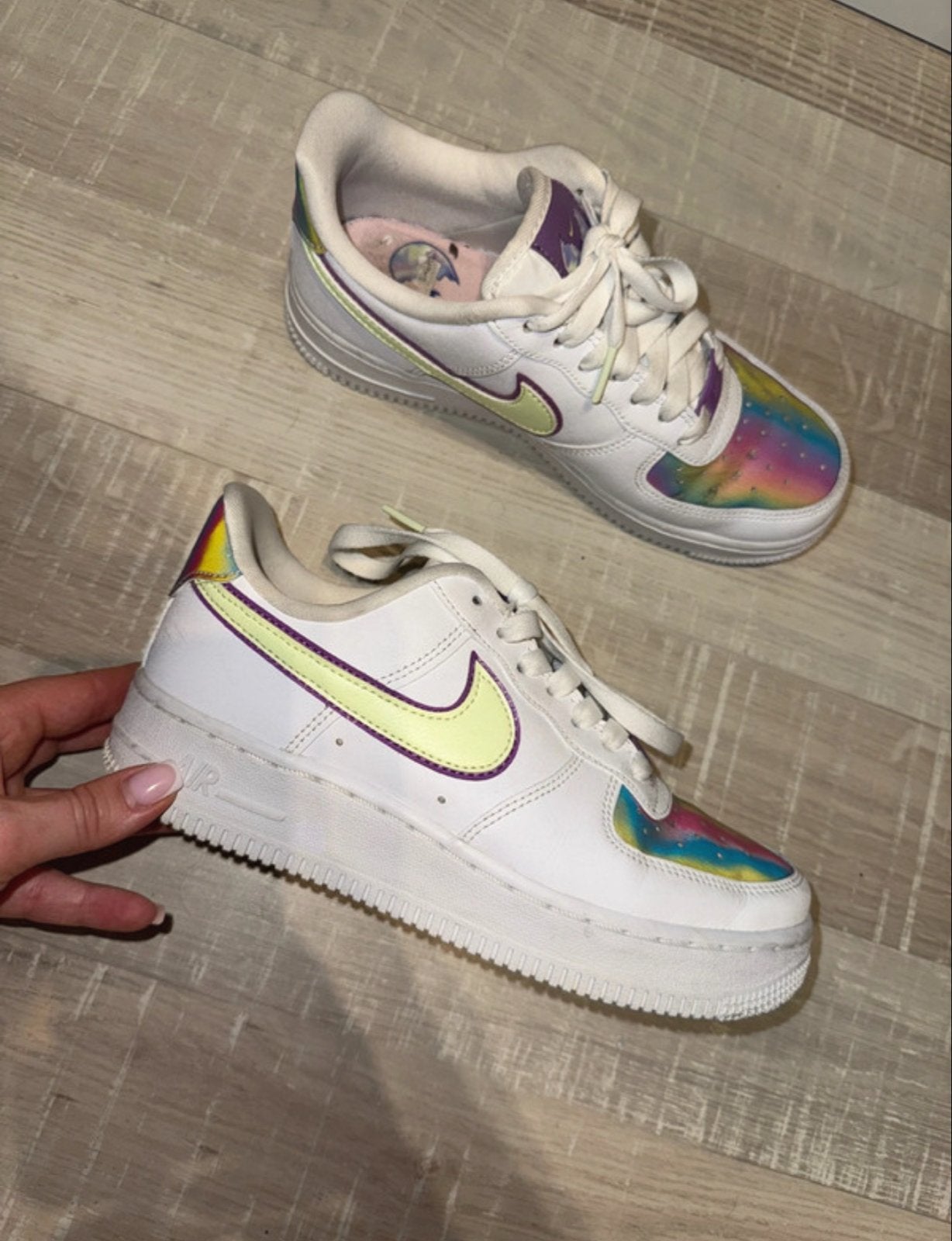 Nike Air Force 1 Low '07 LX 'UV Reactive, Kleding | Dames, Schoenen, Gedragen, Sneakers of Gympen, Wit, Ophalen of Verzenden