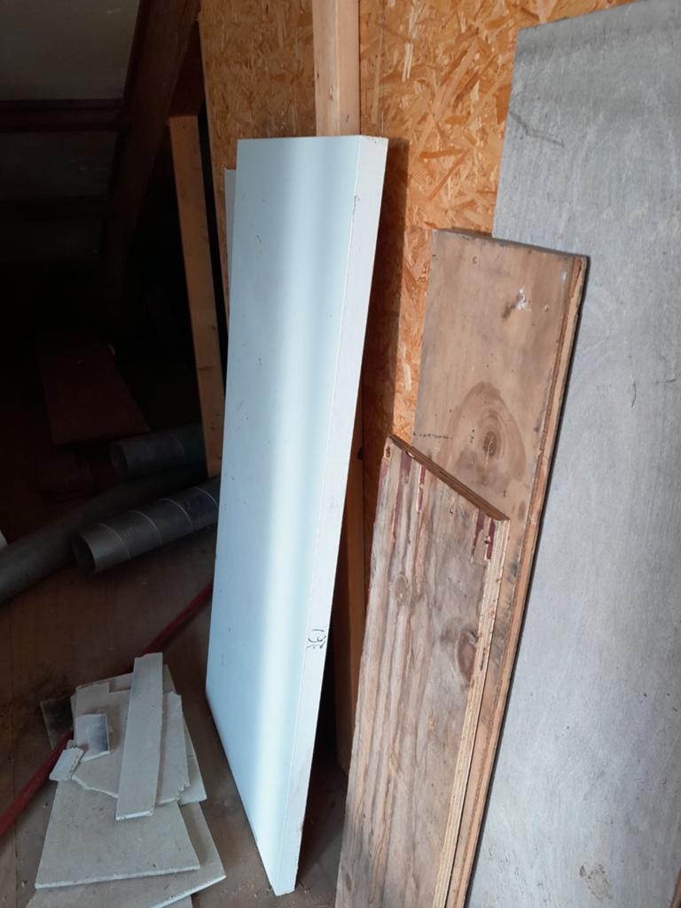 Buroblad 1360x600 mm, Doe-het-zelf en Verbouw, Platen en Panelen, Ophalen of Verzenden, Gebruikt, Hout, 20 tot 50 mm