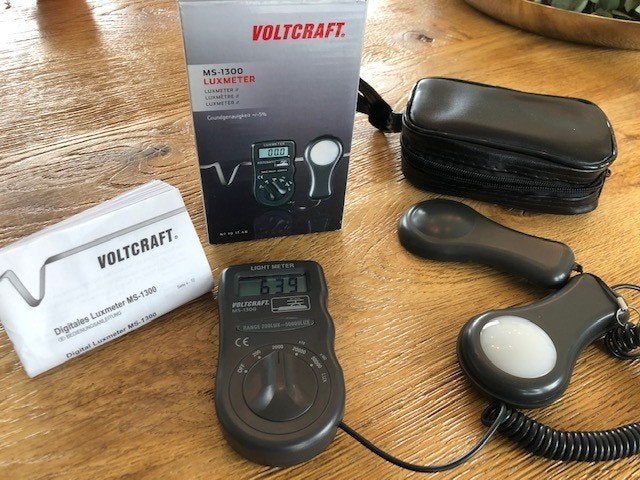luxmeter voltcraft MS 1300, Ophalen of Verzenden, Gebruikt, Licht