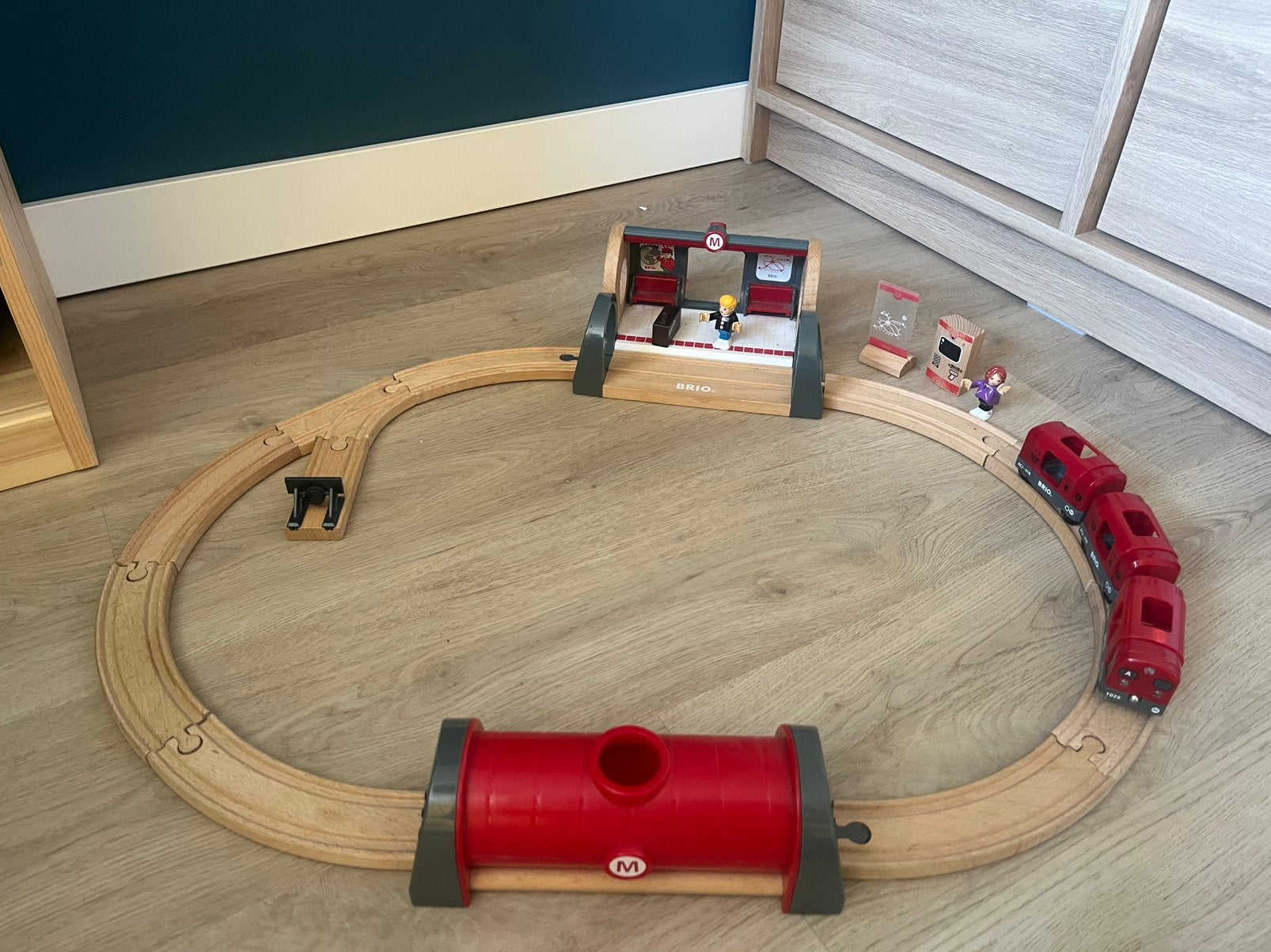 Brio metroset, Ophalen of Verzenden, Gebruikt