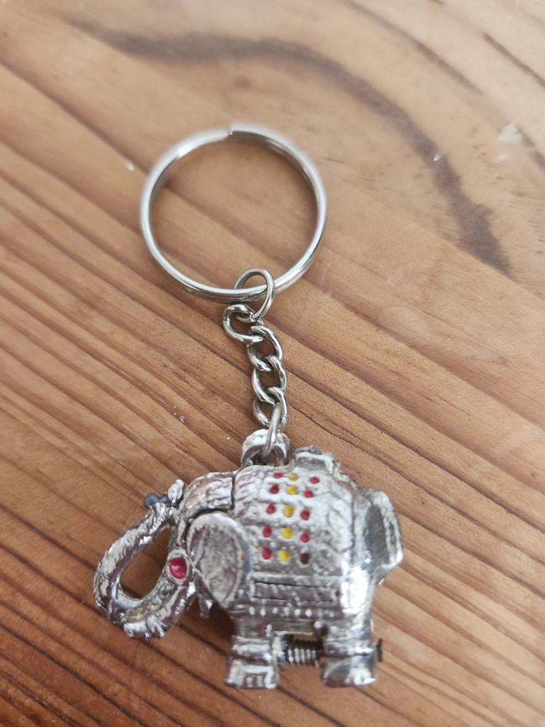 Sleutelhanger olifant uit Afrika, Verzamelen, Sleutelhangers, Ophalen of Verzenden, Gebruikt, Dier of Natuur