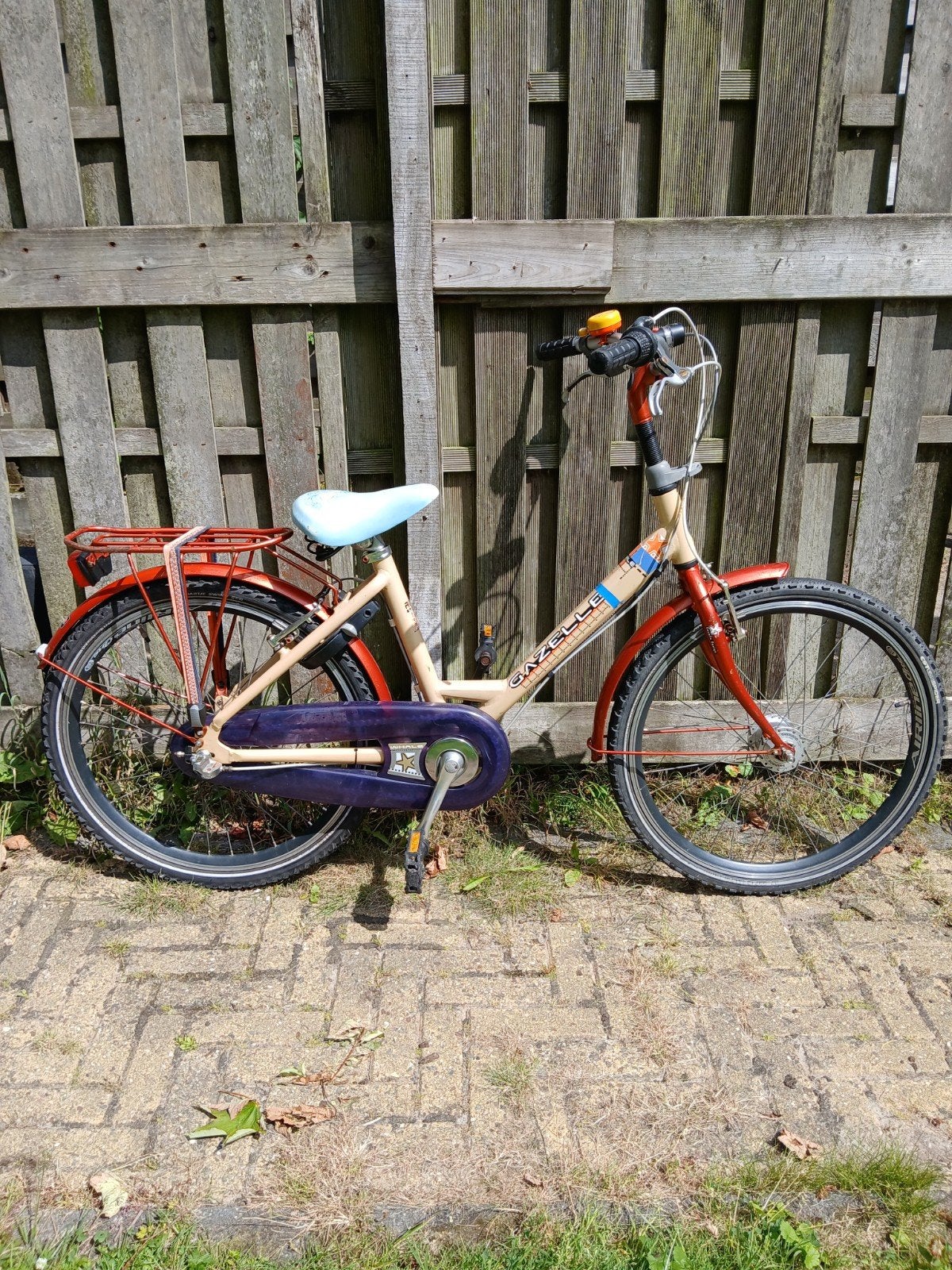 Gazelle meisjesfiets 24 inch, Fietsen en Brommers, Fietsen | Meisjes, Gebruikt, 24 inch, Versnellingen, Terugtraprem, Ophalen