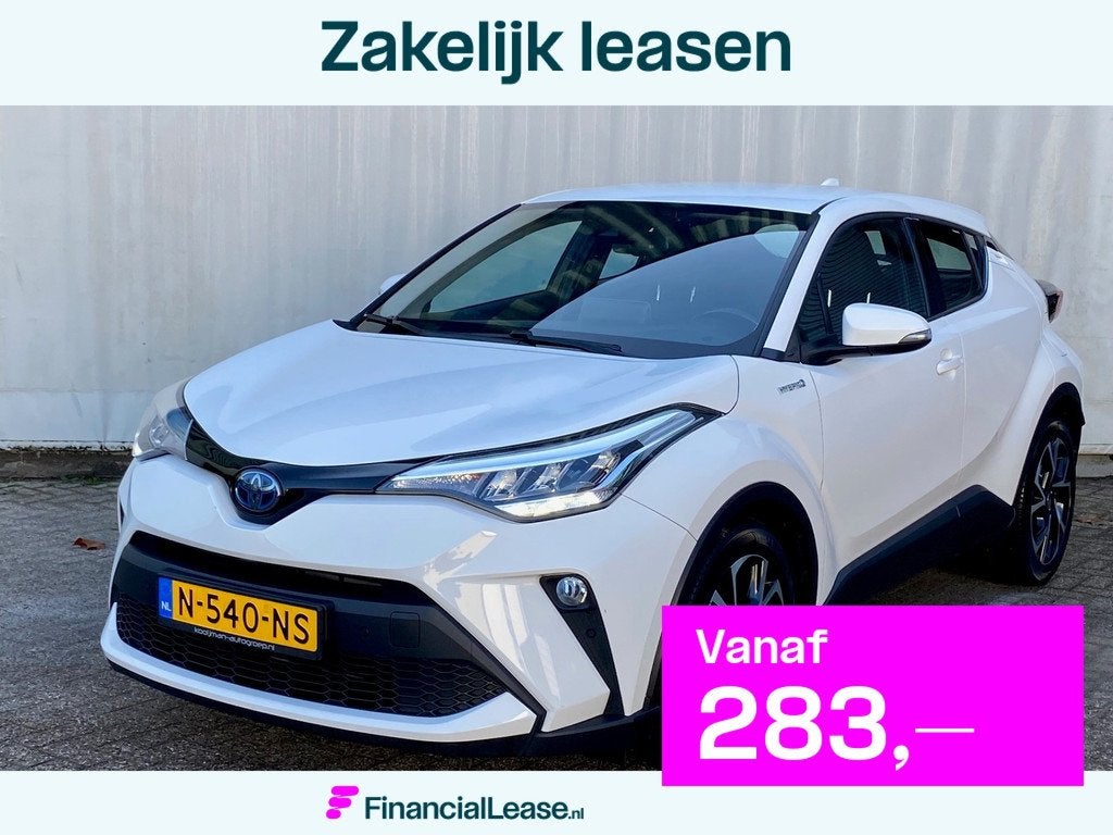 Toyota C-HR 1.8 Hybrid Dynamic / Trekhk / Navi., 12 maanden, Stof, 4 cilinders, Wit