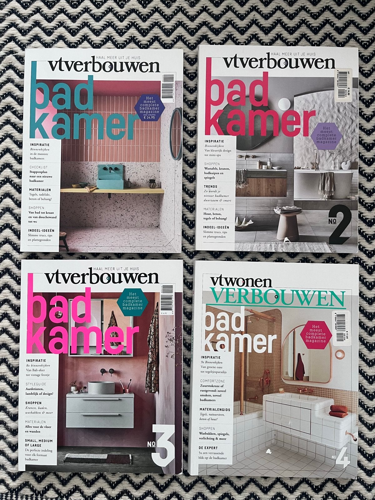 Vtwonen Vtverbouwen badkamer tijdschriften in goede staat, Ophalen of Verzenden, Gelezen, Overige typen