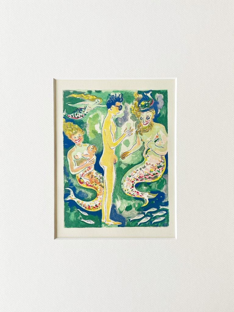 Kees van Dongen 1955 in passe-partout en gratis verzending, Ophalen of Verzenden