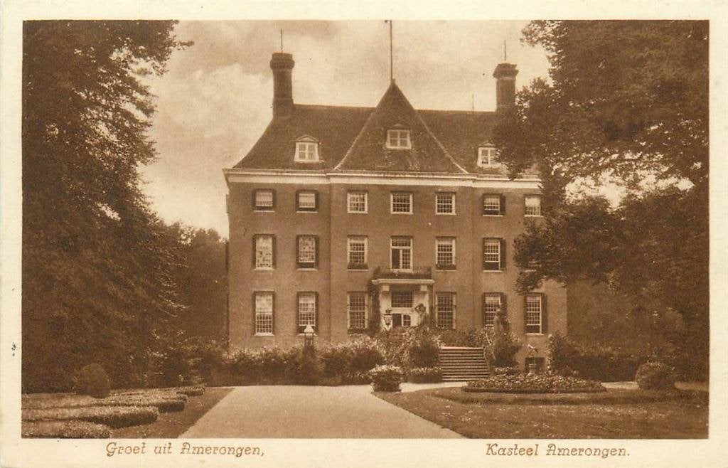 388-393-031 Amerongen Kasteel, Verzenden, Voor 1920, Utrecht